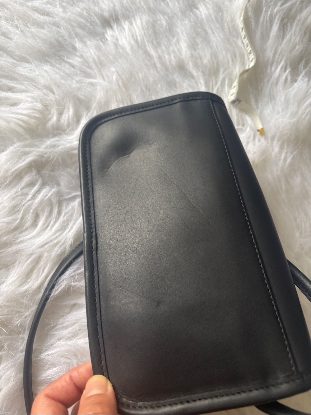 Coach Black Leather Turnlock Crossbody Bag - Picture 16 of 16
